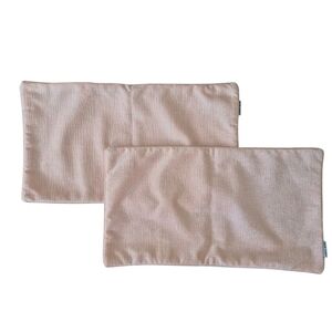 Urban Barn Clooney Toss Pillow Cases In Pale Ballet Pink Set of Two